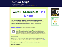 Tablet Screenshot of earnersprofit.com